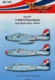 1/48 F-84E/G Thunderjet (3) Solar Fighter Wing, R. Norwegian AF.