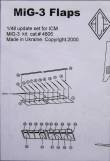 1/48 MiG-3 Flaps (ICM)