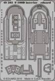 1/48  F-100D interior S.A. (HOBBYB)