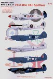 1/72 st-War Spitfires pt1'. This includes 6 RAF options 1945-50