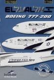 1/144 Boeing 777-200 EL ISRAELI Airline 4X-ECA-ECF includes name