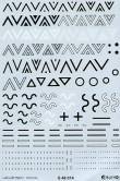 Luftwaffe Chevrons, black and white