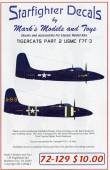 1/72 Grumman F7F-3 Tigercat VMF-312