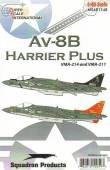 1/48 AV-8B Harrier VMA211 AND 214
