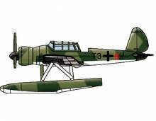 1/700 Arado Ar 196 float planes 12 per box