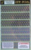 1/32 Decals 5-colour LOZENGE - Faded (transparent)