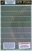 1/48 Decals 4-colour LOZENGE - Faded (transparent)