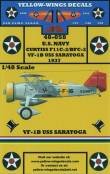 1/48 CURTISS F11C-2/BFC GOSHAWK VF-1B