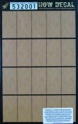 1/32 Decals Light Wood - NATURAL (transparent)