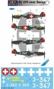 1/48 Decals Bf 109 over Swiss Part I. (HAS/TAM)