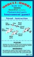 1.72 Fairey Swordfish Mk.I instrument panel (Airfix)