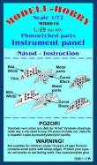 1/72 Aero L-29 'Delfin' instrument panel (Bilek - Kopro)