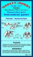 1/72 BAe Sea Harrier FRS.1 instrument panel (Italeri)