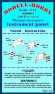 1/72 Yakolev Yak-9 instrument panel (Daco)