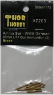 1/72 Ammo Set for WWII German 88mm L/71 Set No.2