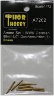 1/72 Ammo Set for WWII German 88mm L/71 Set No.1