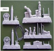 1/72 German WWII tank mechanics with welding set