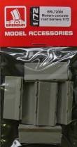 1/72 Modern concrete road barriers (6 pcs.)