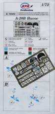 1/72 A-20B Havoc - colour photoetched set