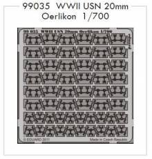 1/700 SET WWII USN 20mm Oerlikon