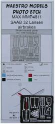 1/48 SAAB 32 Lansen - airbrakes (PE set)