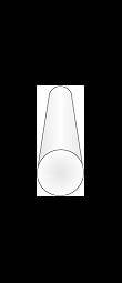 Tube plein / full pipe 35cm 1,00mm (10pc)