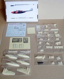 1/72 De Havilland Vampire FB.6 in Swiss AF with etched parts and