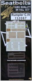 1/32 Seatbelts Rumpler C.IV