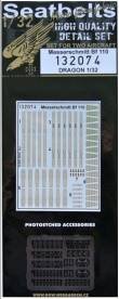 1/32 Seatbelts Messerschmitt Bf 110 (DRAG)