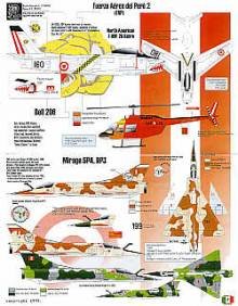 1/48 Peruvian Air Force Part 2 F-86F, Mirage 5P4, Sukhoi Su22