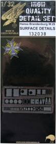 1/32 H.Brandenburg W.29 - Surface Details (PE set)