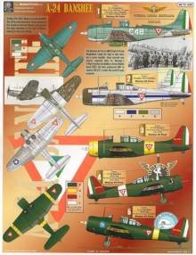 1/72 A24 Banshee (Douglas SBD Dauntless) Mexican, Chilean