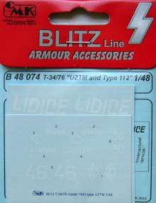 1/48 T-34/76 \'UZTM and Type 112\' (decals)