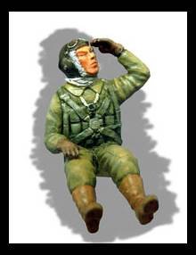 1/48 Imperial Japanese Navy pilot seated in a/c (WWII)