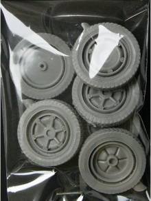 1/35 Autoblinda AB-41/43 - wheels set (ITALERI)