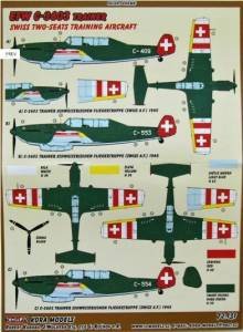 1/72 EFW C-3603 Trainer (Swiss two-seat aircraft)