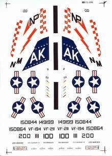 1/72 SECOND HAND - USN F-8 E Crusader