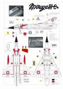1/48 Mirage IIIC Swiss Air Force