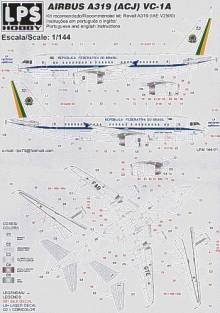 1/144 Airbus A319 Republica Federativa do Brasil VC-1A 2101