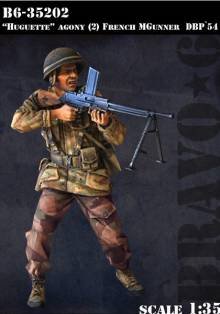 1/35 \"Huguette\" Agony (2), French MGunner, DBP\'54