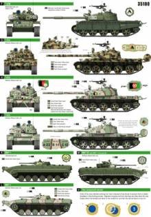 1/35 Afghan Tanks (12) T-62, BMP-1 and BMP-2