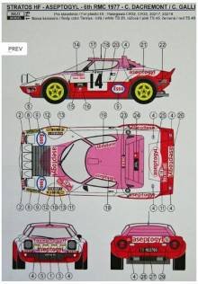 1/24 Lancia Stratos ASEPTOGYL Monte Carlo 1977
