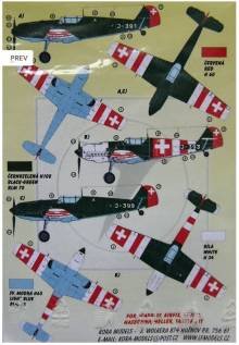 1/72 Decals Bf 109 E-3A Emil Part VIII (Swiss AF)