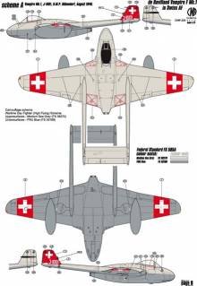 1/72 De Havilland Vampire F Mk.1 Swiss Air Force