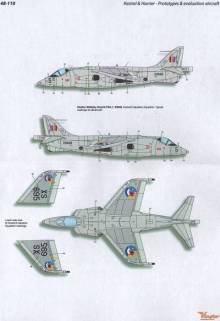 1/48 Hawker Siddeley (BAe) Kestrel and Harrier Prototypes