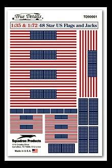 1/35 US Flags and Jacks