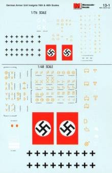 1/48 German Armour Unit Insignia