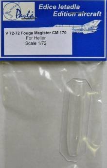 1/72 Vacu Canopy Fouga Magister CM 170 (AIRF/HELL)