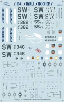 1/32 55th Fighter Squadron Shaw Shooters