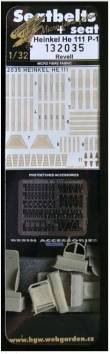 1/32 Seatbelts He 111 P-1 & resin seats